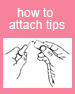how to attach tips to handpiece